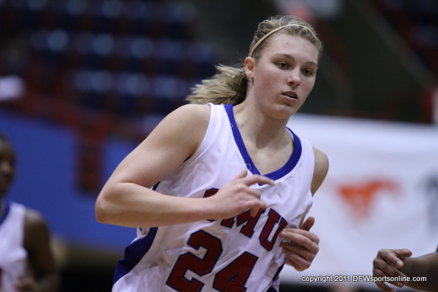 SMU's Haley Day. Photo by George Walker